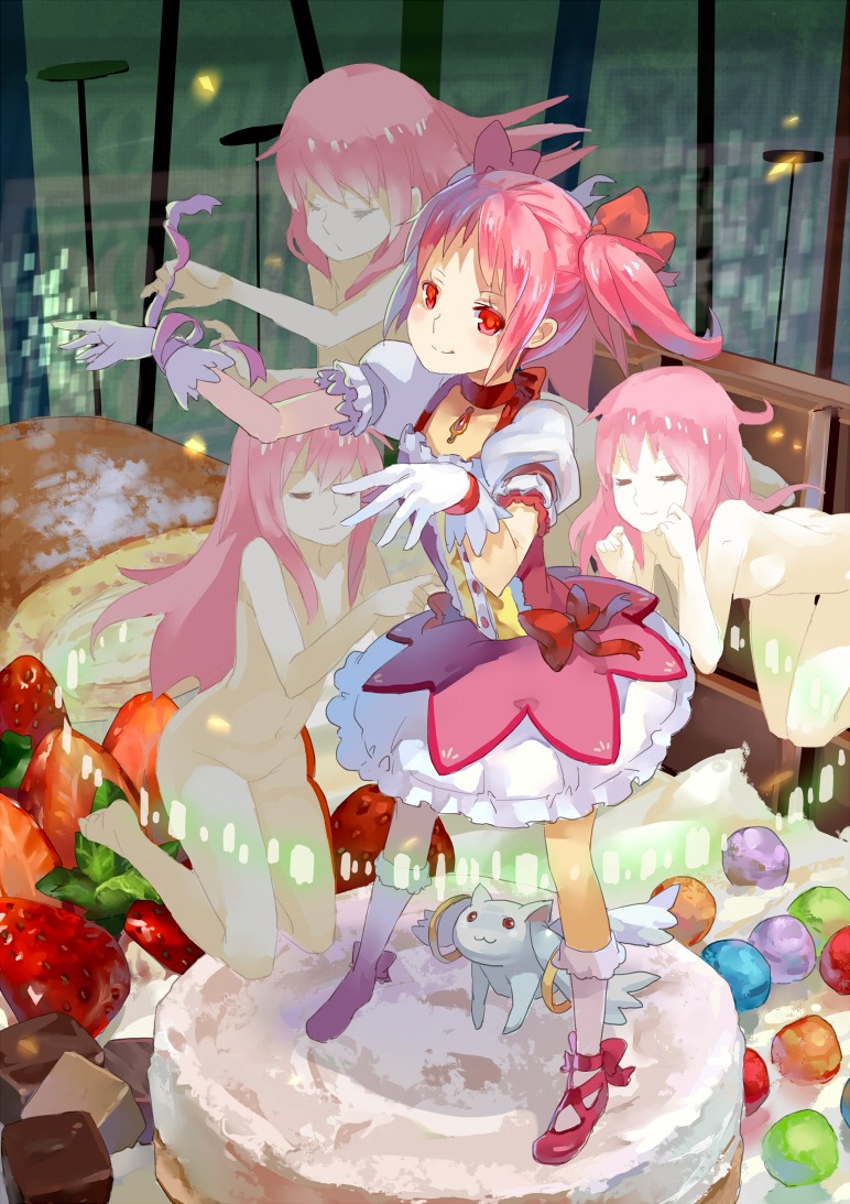 77gl Puella Magi Madoka Magica Kaname Madoka Kyubey Naked 170351